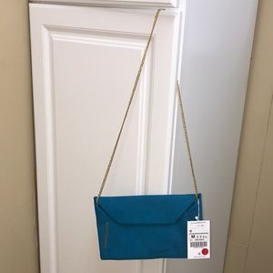 Zara envelope clutch